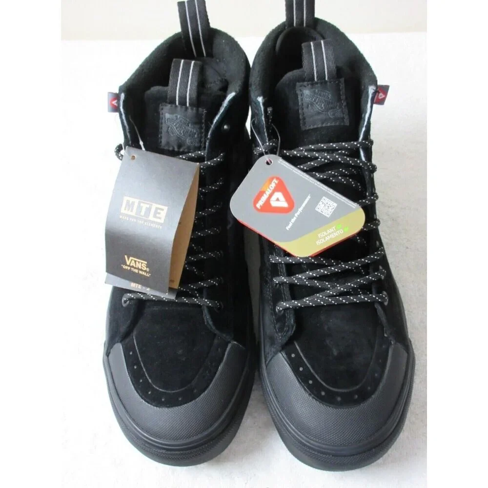 Vans Women's Sk8-Hi MTE-2 All Weather Boots Black Grey Camouflage Size 8.5 NIB